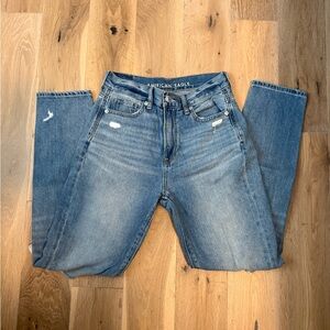 American Eagle Outfitters Blue Straight Leg Jeans